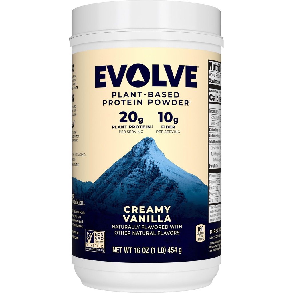 Evolve fehérje por, Ideális Vanilla, 20g fehérje, 1 font