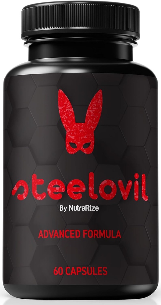 Steelovil Capsules für Männer, offizielle Steelovil Pills für umfassende Unterstützung, Alle natürlichen männlichen Ergänzung zu unterstützen Energie und allgemeine Gesundheit, Stahl ovil Pastillas Bewertungen (60 Kapseln)