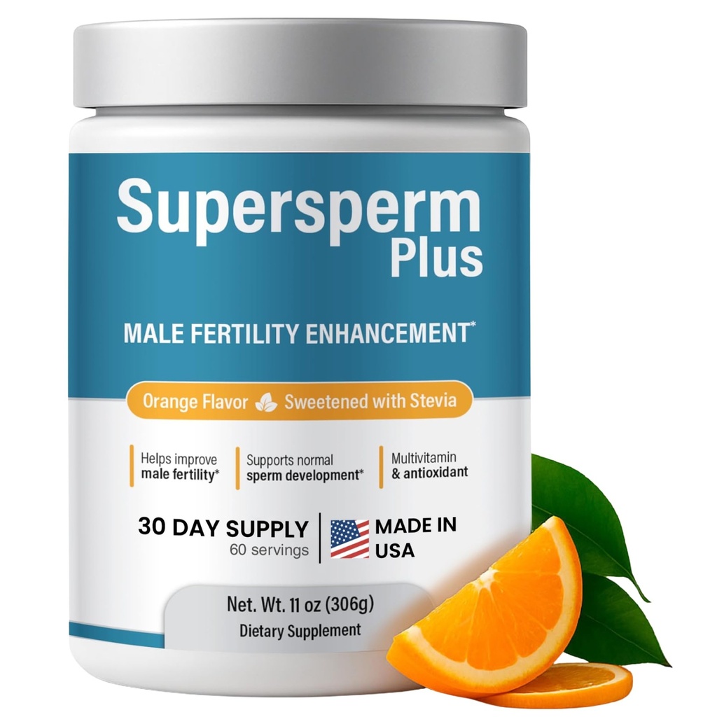 Male Fertilitätsergänzung mit L-Carnitin und L-Arginin, Preconception Fertility Formel für optimale Zählung und gesunde Volumenproduktion, 1 Monat Versorgung (60 Dosen) in Pulver.