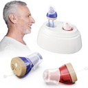 OTC Hörgeräte für Senioren wiederaufladbar mit Lärm abbrechen,Hearing Amplifier für Erwachsene,Digital In Ohr Hörgeräte,Hearing Amplifier für Hörverluste, Unsichtbare Hörgeräte,Hearing Assist