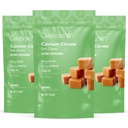 Celebrate Vitamine Bariatric 500mg Calcium Citrate Weichkäse mit 500 IU Vitamin D3 – essentiell für Magen-Bypass-Patienten & Knochengesundheit - Zucker & Glutenfrei, Karamell (270 Kauen)