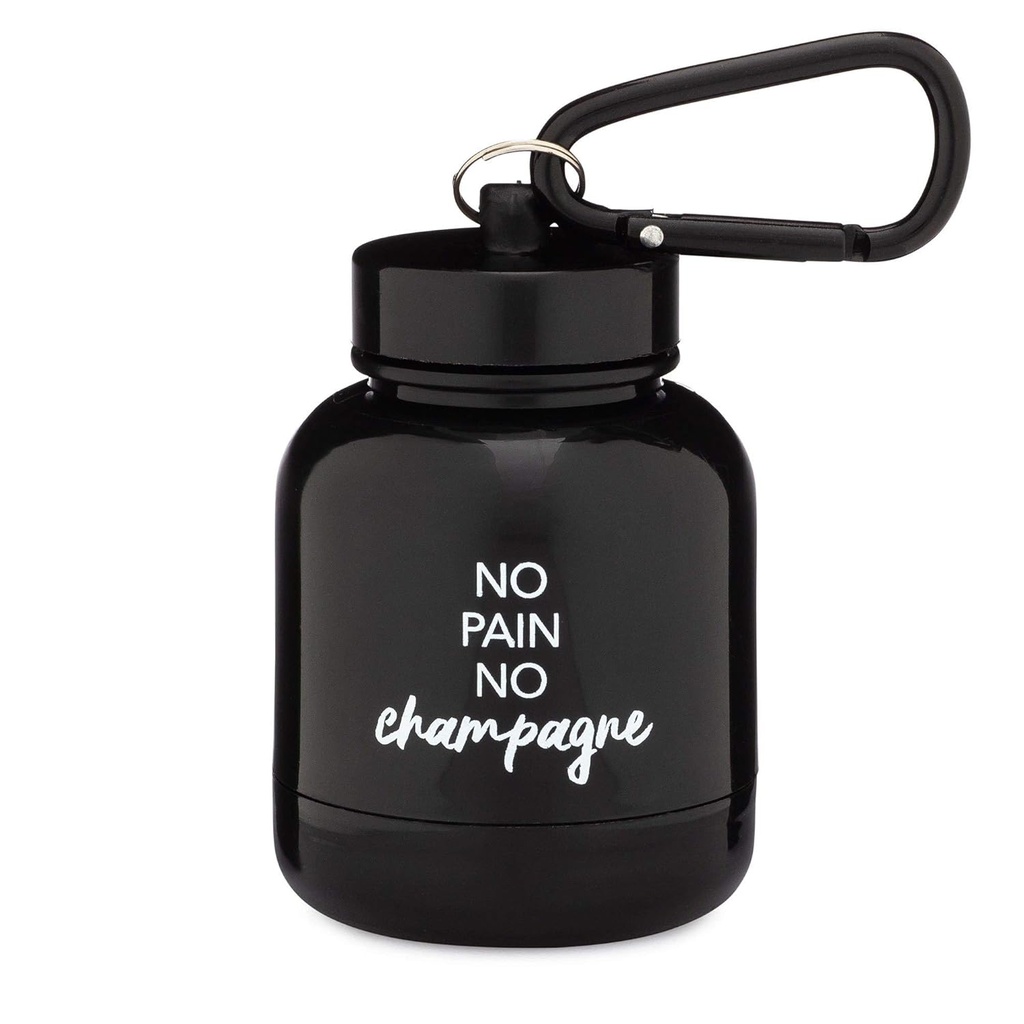 ONMYWHEY - Protein Powder & Supplement Funnel Keychain, Portable To-Go Container für das Fitnessstudio, Workouts, Fitness, & Travel - TSA genehmigt, Kein Schmerz Keine Champagne