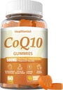 1 Pack 500MG Coq10 Gummies - 3X Jobb abszorpció, Plus Omega3, Magnézium, B3-vitamin & Cink - Q10 Koenzim Szív-egészségügyi, Cellularis Energy & Antioxidáns, Vegan, 60 Counts