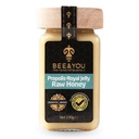 Bee and You Royal Jelly Raw Honey, Propolis kivonat, 100% Természetes Superfood, Ultra Pure, Immun Supplement Supplement, Antioxidánsok, Keto, Paleo, Gluten- Free, 6.7 oz