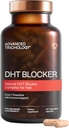 Fortgeschrittene Trichologie DHT Blocker - Haarwachstumsergänzung für Genetisches Verdünnen für Männer und Frauen | Genehmigt* von American Hair Loss Association - 120 Count (Pack von 1)