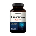 NatureBell Huperzine A 400mcg Per Serving, 240 Kapseln, (Huperzine A Supplement) | Unterstützt Fokus, Kognition, Gedächtnis und Lernfähigkeit – Premium Brain Health Supplements – Keine GVO