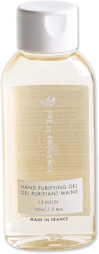 Pre de Provence Advanced Cool Based Hand Sanitizer Gel Moisturizes & Softens Hands, 3.4 Folyékony Ounces, Lemon