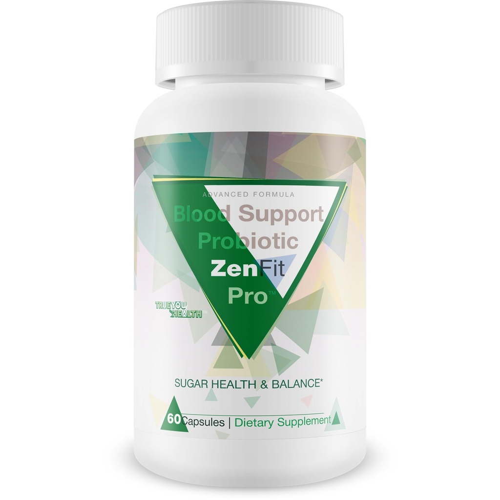 Blut-Unterstützung Probiotic Zenfit Pro - Unsere beste Probiotische Blut-Unterstützungs-Ergänzung - Förderung von Zucker-Gesundheit & Blut-Balance - Blut-Unterstützungs-Säulen - Probiotische Blutkapseln - Zucker-Gesundheit Blut-Gesundheit