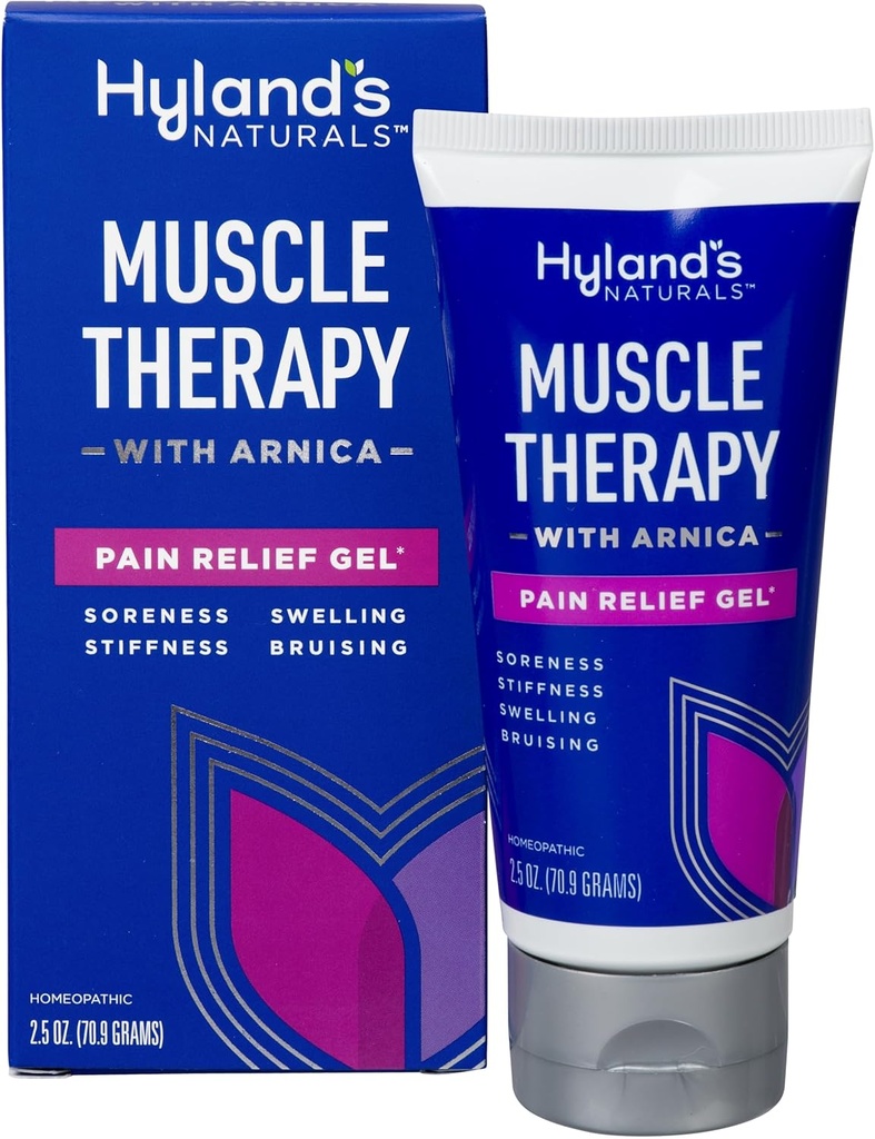 Hyland's Muskeltherapie mit Arnica Schmerzlinderung Gel, Bruise Heilcreme, natürliches Relief von Schmerz, Schwellung, Bruising, Soreness und Stiffness, 2,5 Oz