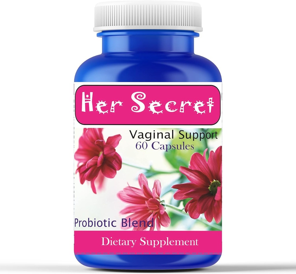 Celebrity LifeStyle Product Her Secret Women’s Probiotic with Prebiotics – Daily Probiotics for Women Digestive Health, Gut & Feminine Balance, pH Support, Non-GMO, Vegan, Made in USA – 60 Kapseln
