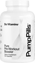 PumpPills Nitric Oxide kiegészítők férfiak és nők számára - L Citrulline L Arginine Supplement - Stimulant Free Pre Workout Pills - Nitric Oxide Booster - Vegan, Paleo, Keto (120 kapszula)