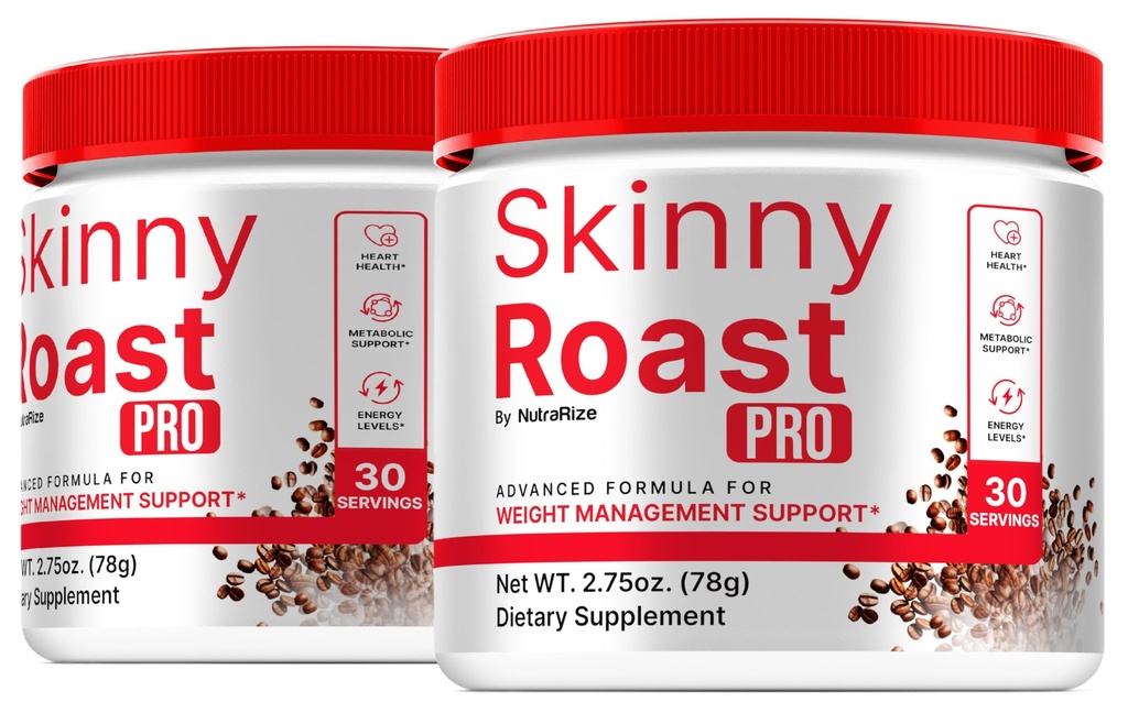 (2 Pack) Skinny Roast Pro - Premium-Pulver-Formel für allgemeine Gesundheit & Fitness, SkinnyRoast Pro zur Unterstützung gesunden Lifestyle & Maintain Energy, Official Skinny Roast Pro In A Jar Review (60 Servietten)