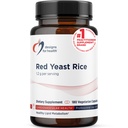 Designs für Gesundheit RYR Synergy - Red Yeast Rice Supplement - 1200mg Red Yeast Rice + CoQ10 zur Unterstützung der kardiovaskulären Gesundheit + Aufrechterhaltung der Lipidspiegel im Normalbereich (120 Kapseln)