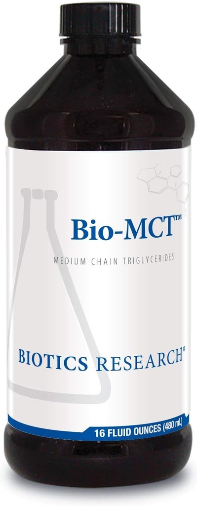 Biotics Research Bio MCT Brain Fuel, Brain Energy, Pure Energy, Medium Chain Triglicerids, MCT, Capryl Triglicerid 16 Fluid Ounces