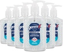 Germ- X Advanced Hand Sanitizer, Non-Drying Moisturizing Clear Gel, Instant és No Rinse Formula, Vissza az iskolai ellátmányokhoz College, Pump Bottle, 8 Fl Oz (csomag 6)