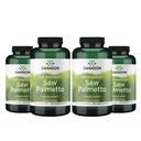 Swanson Saw Palmetto - Kräuter-Ergänzung Förderung männlicher Prostata-Gesundheitsunterstützung - Natürliche Haar-Ergänzung und urinärmedizinische Unterstützung (540 mg 250 Kapseln) (4 Packung)