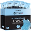 Unter Eye Patches (8 Paare), Hyaluronsäure Augenmasken für dunkle Kreise Puffy Eyes Undereye Bags, Collagen Eye Patches für Falten und Hydrate, Hautpflege-Geschenk für Sie