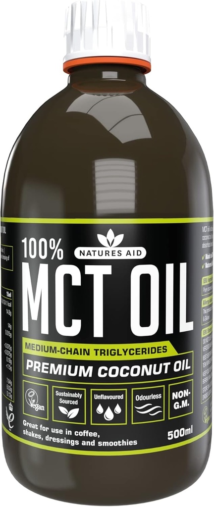 TERMÉSZET AID Mct Oil 100%, 500 ML
