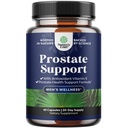 Herbal Saw Palmetto Male Supplement - Potent Pygeum and Saw Palmetto Extract with Beta Sitosterol & Green Tea Supplements for Adult Males for Urinary Tract Support & Frequent Urination - 60 Capsules