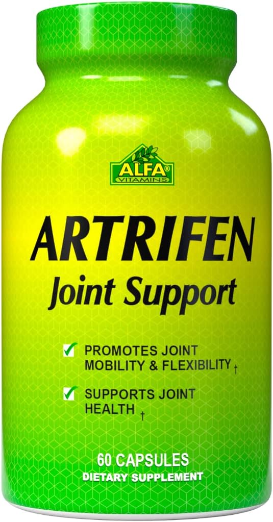 Artrifen 60 Kapseln - Glucosamin - Chondroitin - Boswellia Extrakt - Gelenke Gesundheit - Knieprobleme