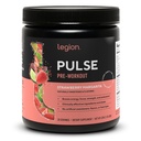 LEGION Pulse Pre Workout - All Natural Nitric Oxide Pretussion Drink to Boost Energy, Creatine Free, Naturally Sweared, Beta Alanine, Citrulline, Alpha GPC (Strawberry Margarita)