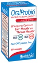 OralProbio 30ct, Einmal täglich Kautabletten, unterstützt Optimum Ohr, Mund und Throat Gesundheit, Non GMO, Glutenfrei, Pfefferminz Flavor, Enthält BLIS K12 & M18