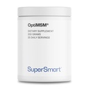 Supersmart OptiMSM (szabadalmaztatott és magas tisztaságú formula) - Metil-szulfonil-metán MSM Por hozzáadása - 124; Vegan & Gluten - 200 g
