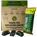 Girl Power Protein Bars Low Calorie High Protein, Meal Replacement Bars für beste Figur, Vegan Protein Snacks, Eisen-Rich Protein Bars, Kein Zucker, Chicory Spirulina Lemon Flavor, Packung mit 8 - Grün Bite