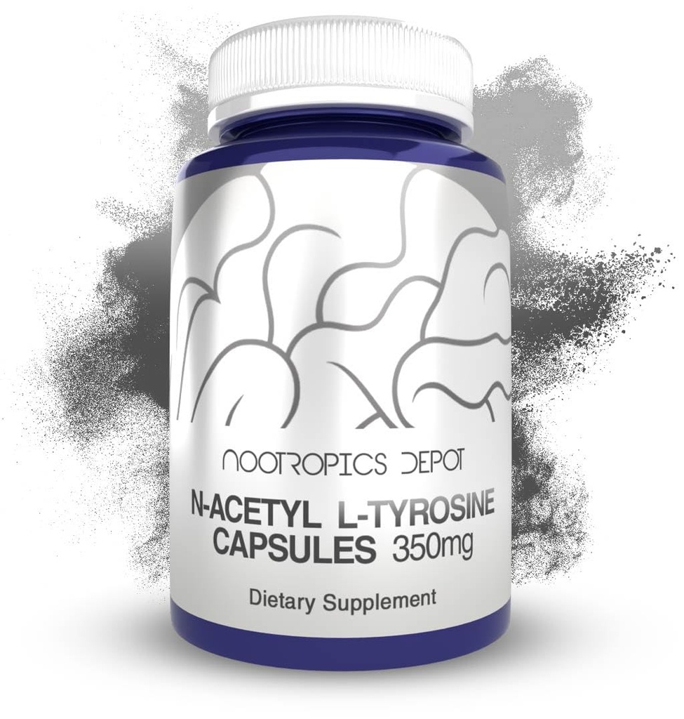 Nootropics Depot N- Acetyl L- Tyrosine Capsicum 124; 350mg