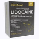 CARELAND 4% Lidocaine Gel Patch, 35 Count Maximum Strength Pain Patches für Muskelentlastung in Neck Knie Rücken und Schultern Unscented Numbing Patch für beruhigende Nerven, Gelenke
