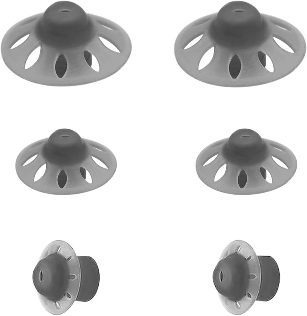 6Packs-Starkey hallókészülék Domes Open OTICON hallókészülék Domes kis közepes méretű 3 Méretek kompatibilis a Phonak Marvel & Paradise RIC BTE modellek SDS 4.0-fekete