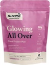 Nuzest Protein Plus | Glowing All Over | Erdbeere | Unterstützung von gesundem Haar, Haut, Nägel und Collagen Produktion | Vitamine und Mineralien oz 8.8oz/ 250g (10 Portionen)