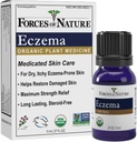 Kräfte der Natur Eczema Kontrolle, Sensitive, trockene und juckende Hautentlastung, Steroid-freie Hautpflege für Flare-Ups, Eczema-Behandlung für Erwachsene, Organische Homöopathie, Fast-Acting, 11ml (0.37 fl oz)