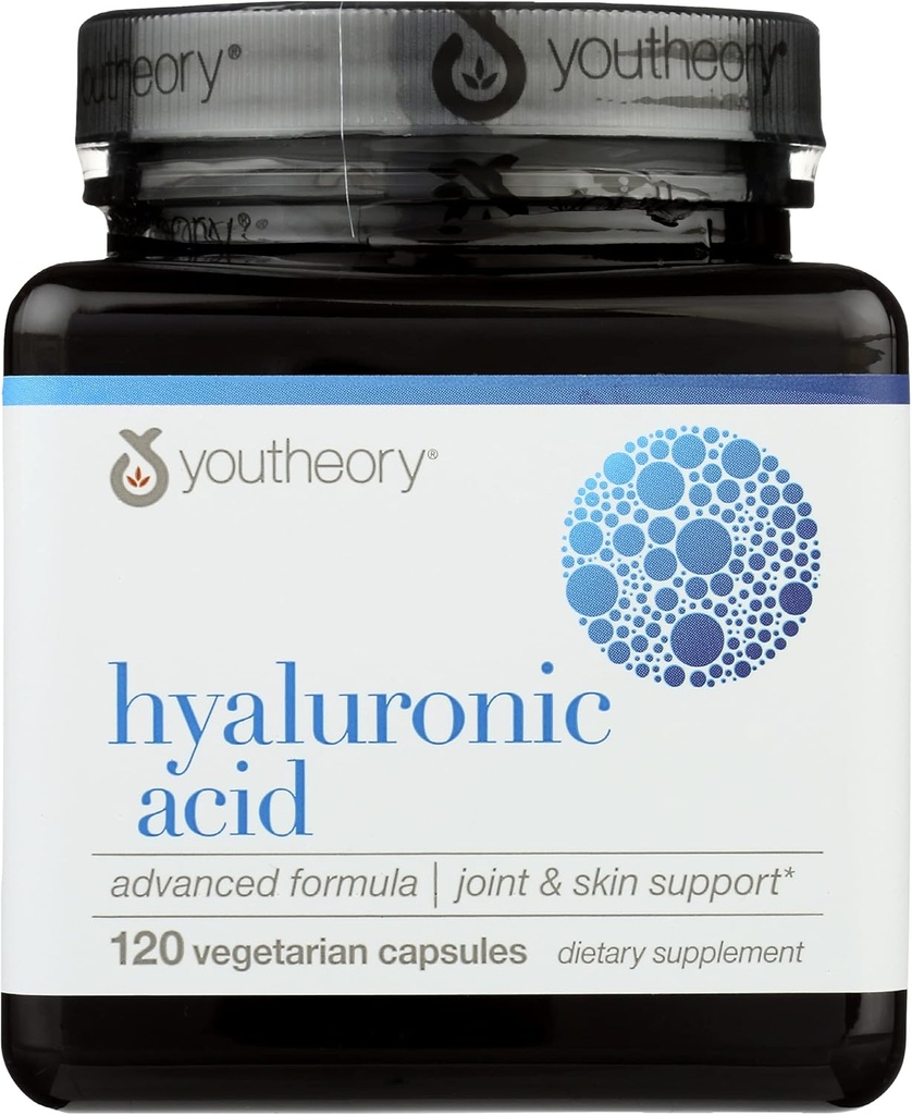 Youtheory Hyaluronic Acid Advanced Formula, Dairy Free, 120 kapszula (1-es csomag)