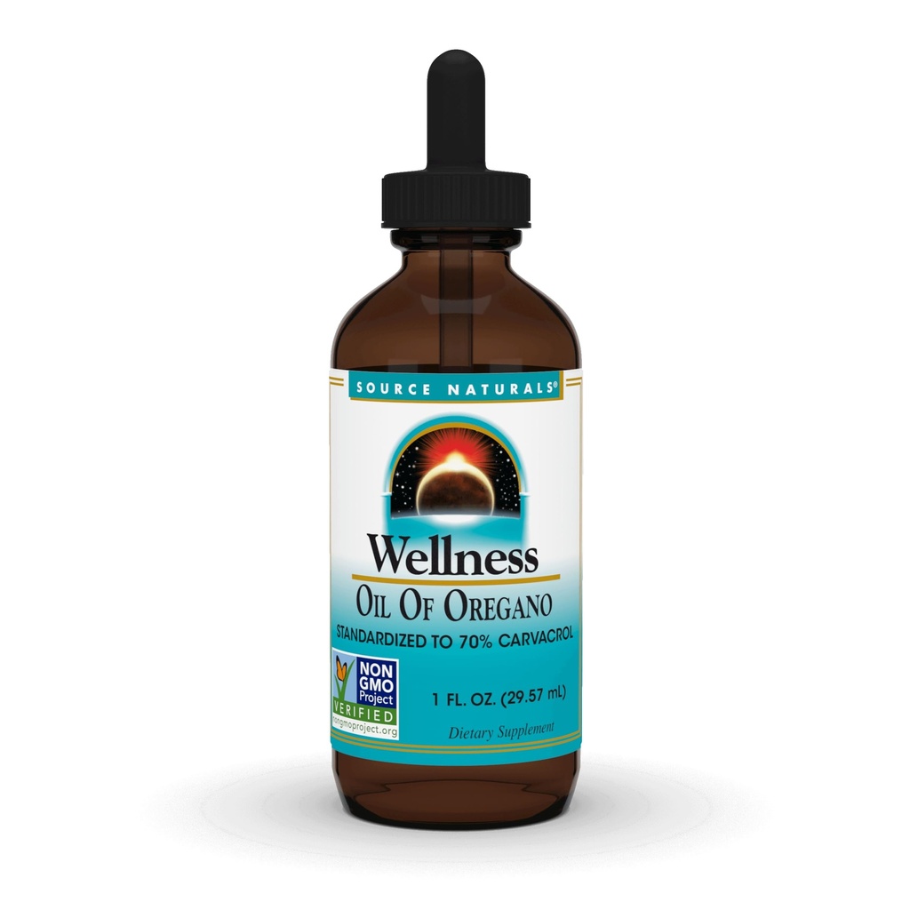 Quelle Naturals Wellness Öl von Oregano, Standardisiert auf 70% Carvacrol* - 1 Flüssigkeit oz