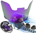 Kein Fog Football Visor, Jugend und Fußball Helm Viosor. Gesichtsschutz Visor für Fußball Helm Zubehör, Stoßfestigkeit, Kratzfest, UV-Block, Reduziert Glare,OK Klarheit