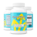 SMARTGROW 5-in-1 Förderung von starkem Knochen-Auge & Gesundheit Calcium, Vitamin D3, Aminosäuren – Schlafhilfe, Immununterstützung, Gehirn & Augengesundheit – 90 Kapseln