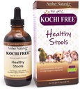 Amber NaturalZ Kochi Kostenlose Kräuterergänzung für Hunde, Katzen, Vögel, Kaninchen, und Guinea-Pigs | Unterstützt gesunde Bowel-Funktion | Natürliche Hilfe für Verdauungsbalance | 4 flüssige Unze Glasflasche