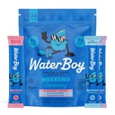 Waterboy Weekend Recovery Variety | 3,200mg Elektrolyt-Pulver-Packets | Ginger + L-Theanin + Vitamine | Kein Zucker, Alle Natürliche, Glutenfreie | 24 Getränke Stick Mixs (Variety Pack)