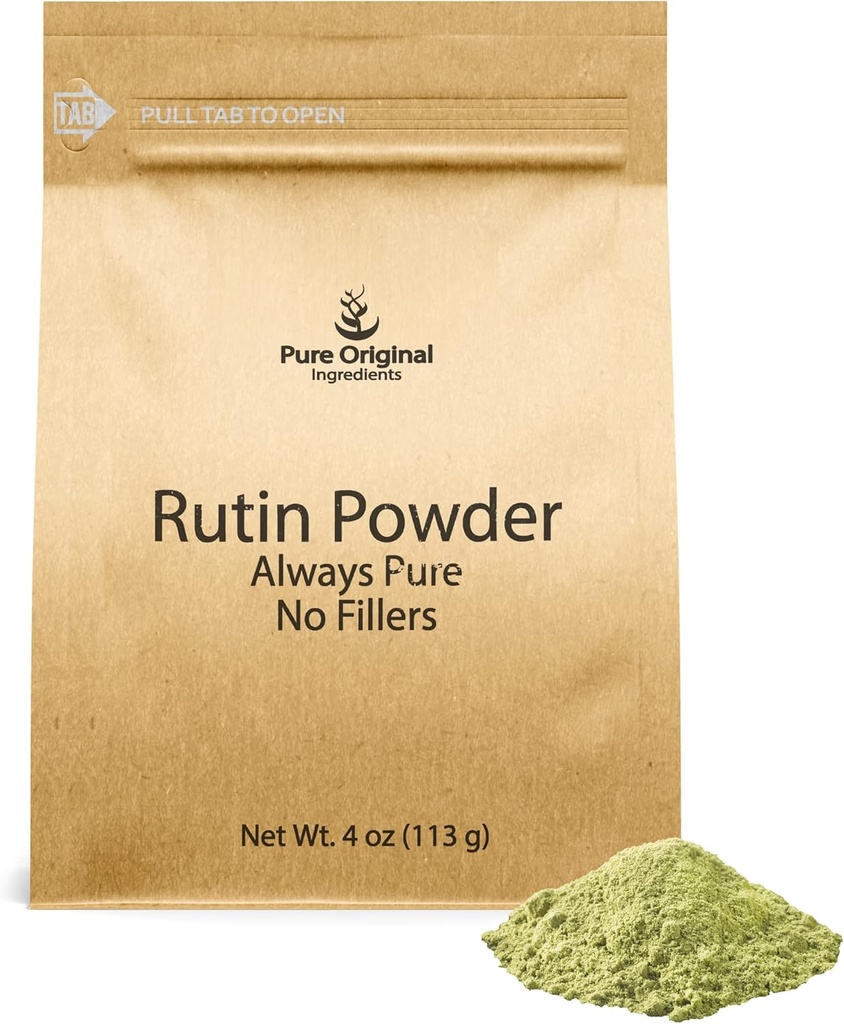 Pure Original Ingredients Rutyin Powder (4 oz), Always Pure, No Additives Or Fillers, Labor Monitored