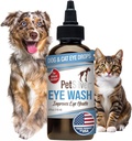 PetSilver Augentropfen für Hunde und Katzen - Natural Dog Eye Wash - Relief für Entzündung & Irritation - Pet Eye Cleaner und Tear Stain Remover - Patentierte Silber Formel - Made in USA - 4 fl oz