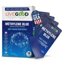 LIVEGOOD Methylen Blue – Methylen Blue für Mensch, Gehirn-Ergänzungen für Gedächtnis und Fokus, Clarity & Cognitive Energy, Nootropic Brain Support, Made in USA, 15 Oral Strips mit 20mg Jede