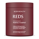 BodyHealth Reds Verbessert mit PerfectAmino - Daily Superfood Smoothie Powder mit Antioxidantien, Adaptogenen, Phytonutrients, Obst, Präbiotika, Probiotika, Fiber und Protein - 40 Servietten