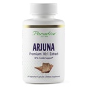 Paradise Herbs Arjuna, Herz-Kreislauf-Unterstützung, Blutdruckpflege, Herzgesundheit, Antioxidante Ergänzung, Vegan, Non-GMO, Glutenfrei, 60 vegetarische Kapseln