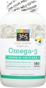 365 by Whole Foods Market, Omega3 Lemon, 180 gróf