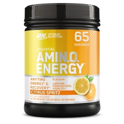 Optimum Nutrition New Flavor Amino Energy - Előkészítés zöld tea, BCAA, Amino Acids, Keto Friendly, Green Coffee Extract, Energy Powder - Citrus Spritz, 65 Servings (Csomagolás május Vary)