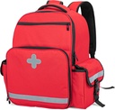 CURMIO sürgősségi orvosi hátizsák üres, első válaszadó EMS táska, Kemping, túrázás, Home Health, Field Trips, piros (csak táska, szabadalmaztatott design)