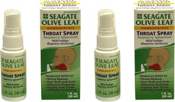 Seagate Termékek Homeopátiás Olive Leaf Throat Spray (csomag 2) 1 Ounce Raspberry- Spearmint