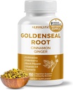Goldenplace Root 8- in1 Formula - fahéjas gyömbér Echinacea Elderberry Black Pepper Vitamin D3 - Non-GMO, gluténmentes, szójamentes