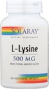 Solaray L- Lysine 500Mg, 120 Ct